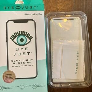 NWOT EyeJust Blue Light Blocking Screen Protector for iPhone 13 Pro Max